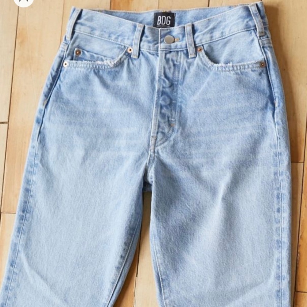 BDG Premium High-Waisted Cropped Bootcut Jeans